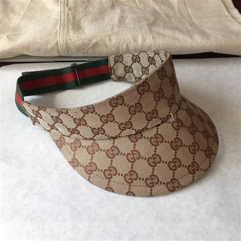 fake gucci visor|gucci visor sunglasses.